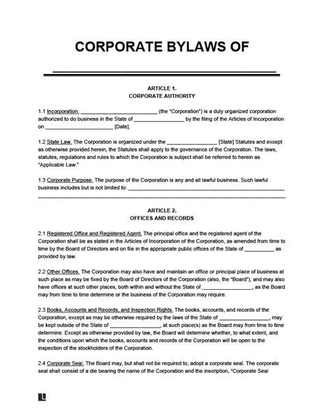 Bylaws & policies .